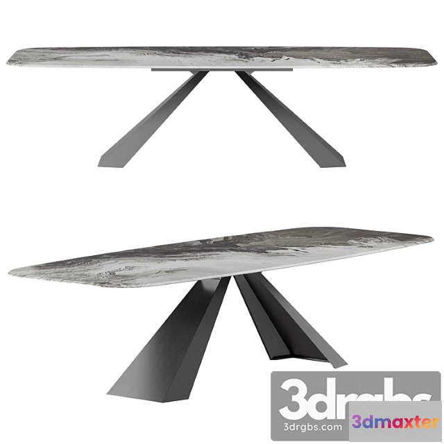 971762 - Cattelan italia eliot crystalart dining table 2