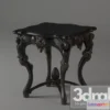 971876 - Classic Black Wood Table