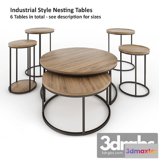 972032 - Coffee Table Industrial Style