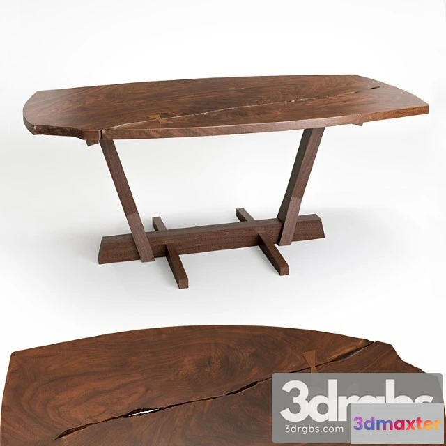 972198 - Conoid Dining Table By George Nakashima