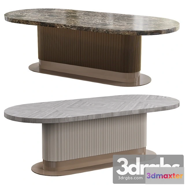 972236 - Cprn Homood Cocoon Oval Dining Table