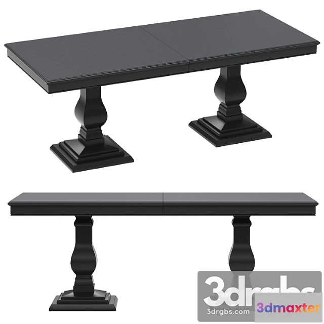 972282 - Dantone home rectangular folding dining table 2