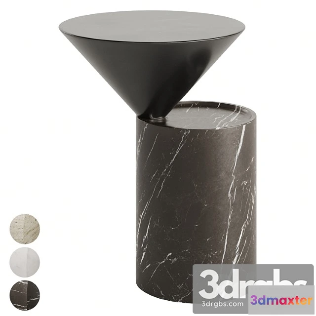 972304 - De La Espada Laurel Side Table In Marble