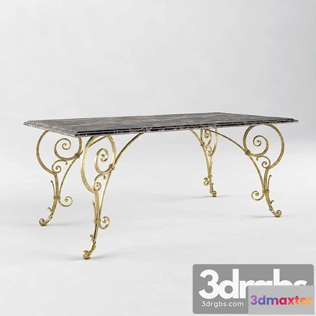 972374 - Dining table forged 2
