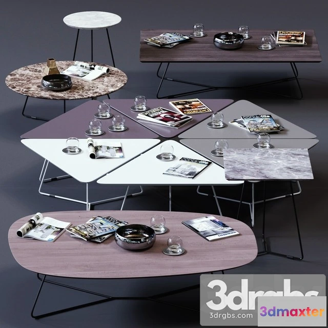 972402 - Ditre Italia Coffee Tables Set 02