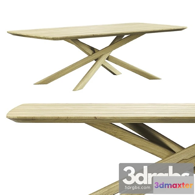 972544 - Ethnicraft mikado coffee table - rectangular 2