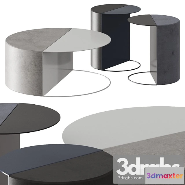 972602 - Forma & cemento normann side & coffee tables 2