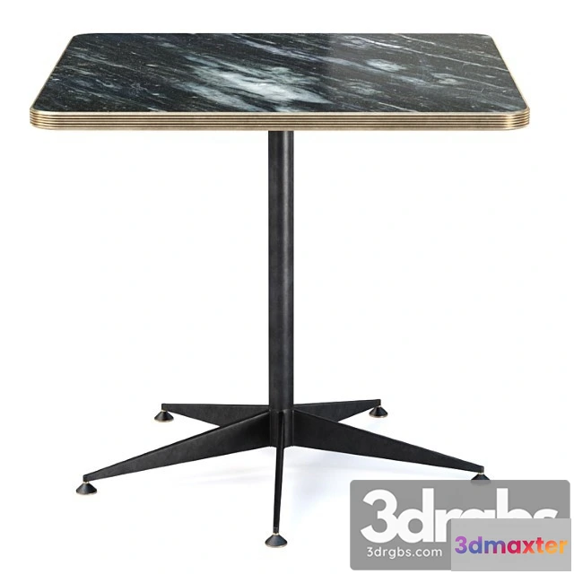 972716 - Graze Restaurant Scuare Table Square Metal Restaurant Table