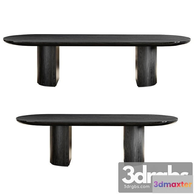 972730 - Gubi moon dining table - rectangular 2