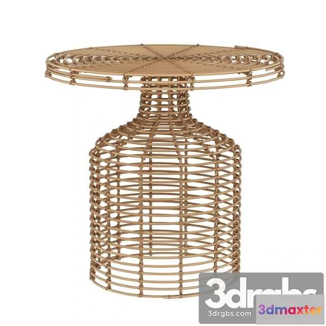 972816 - House doctor rattan side table nature 2