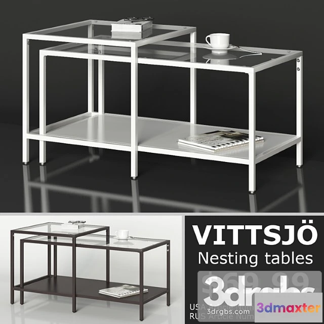 972862 - Ikea vittsjo nesting tables 2