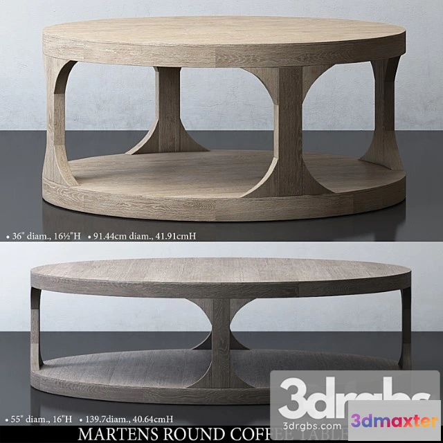 973202 - Martens round coffee table 2