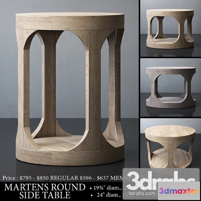 973204 - Martens round side table 2