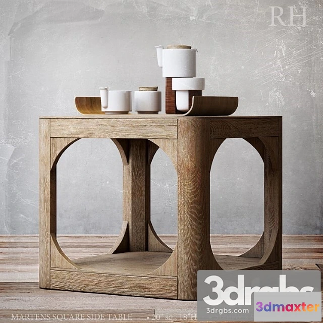 973206 - Martens Square Side Table 20sq