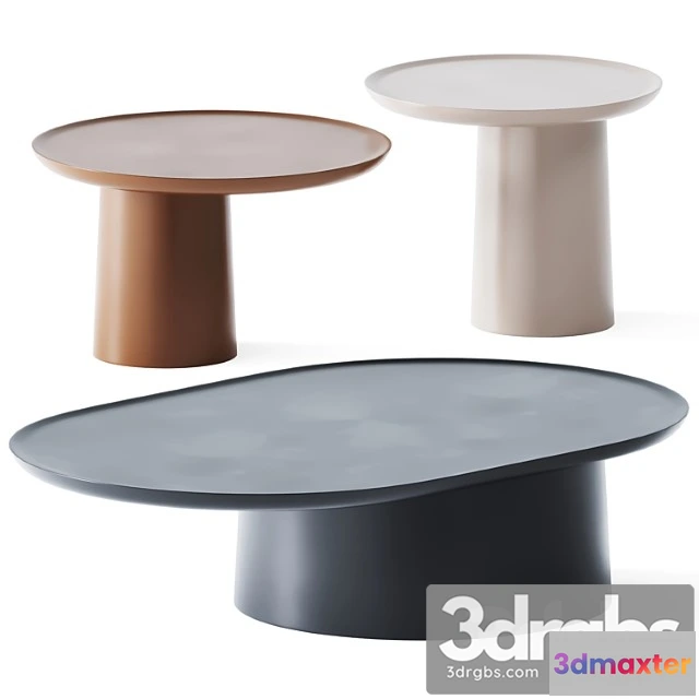 973254 - Metal Coffee Tables Louisa by Molteni