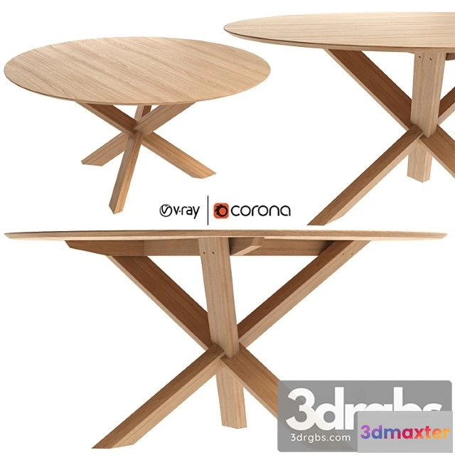 973268 - Mikado round dining table r160 cm by industry west 2