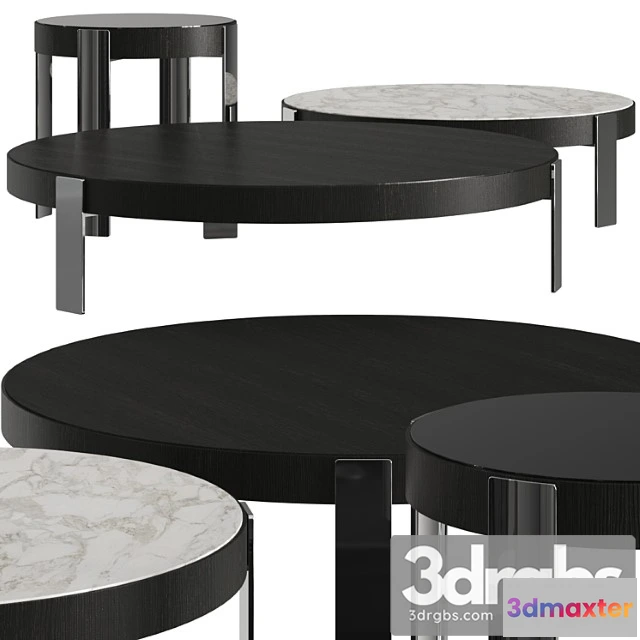 973328 - Minotti Mattia Round Coffee Tables