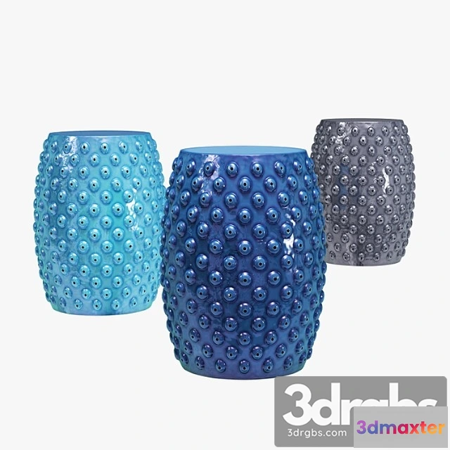 973368 - Mistana hoddesd drum ceramic garden stool 2