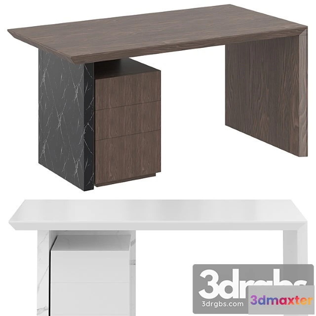 973382 - Modern White Wooden Ceiling For Home Office With File Cabinet 2