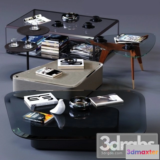 973396 - Molteni C Coffee Tables Set 01