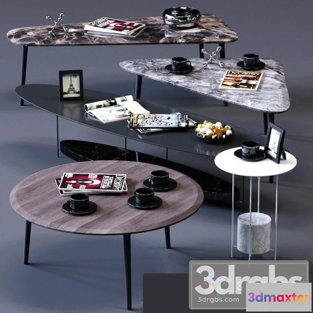 973398 - Molteni C Coffee Tables Set 02