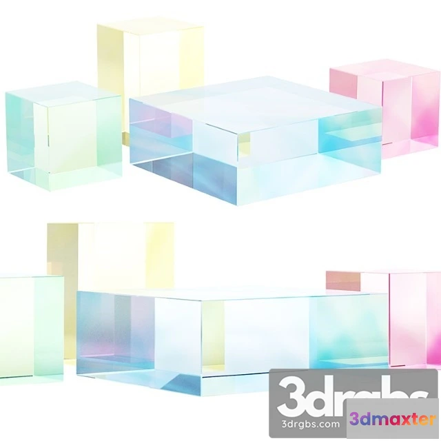 973434 - Multi Colored Pearl Custom Coffee Table 03