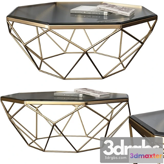 973448 - Mystique glass-top coffee table 2