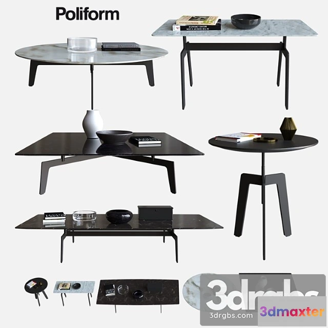 973670 - Poliform coffee tables tribeca 2