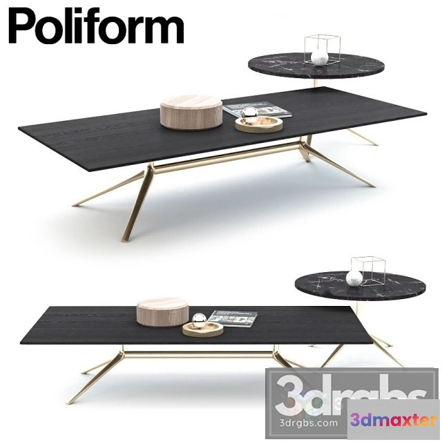 973684 - Poliform Mondrian Coffee Table