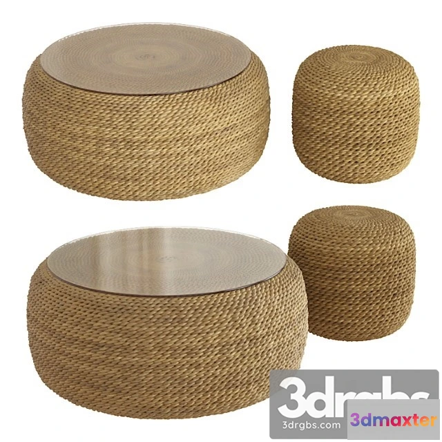 973788 - Ralph Lauren Desert Modern Woven Tables