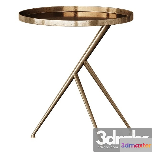 973812 - Raw Brass Cecilia Accent Table Coffee