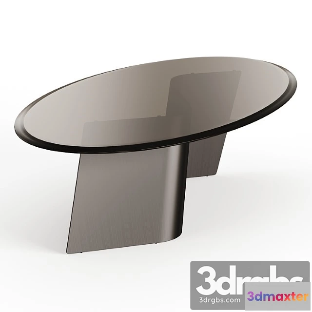 973824 - Reflex Angelo Esse Oval Coffee Table By Tulczinsky