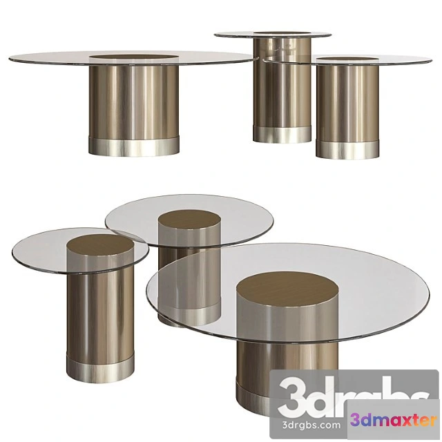 973834 - Reflex Tau Round Coffee Tables