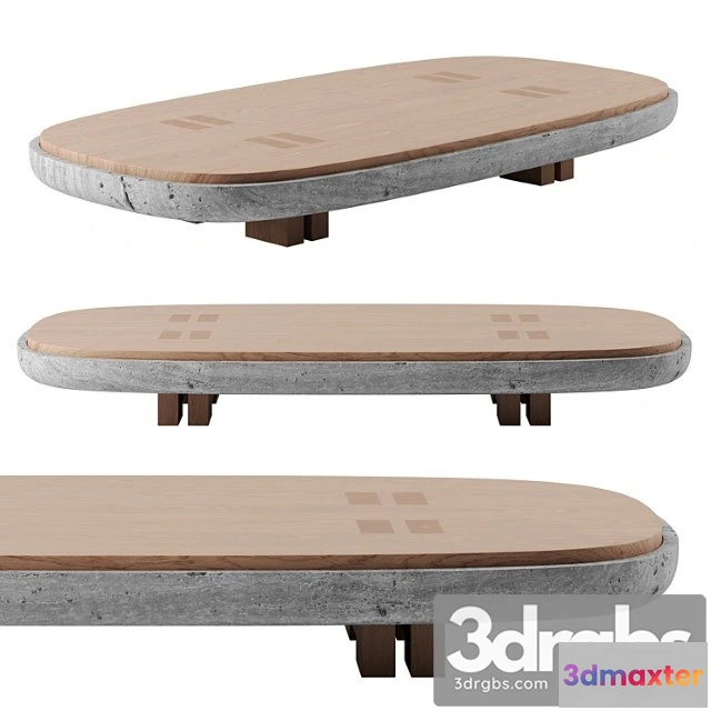 973868 - Rift Coffee Table Stone By Andy Kerstens