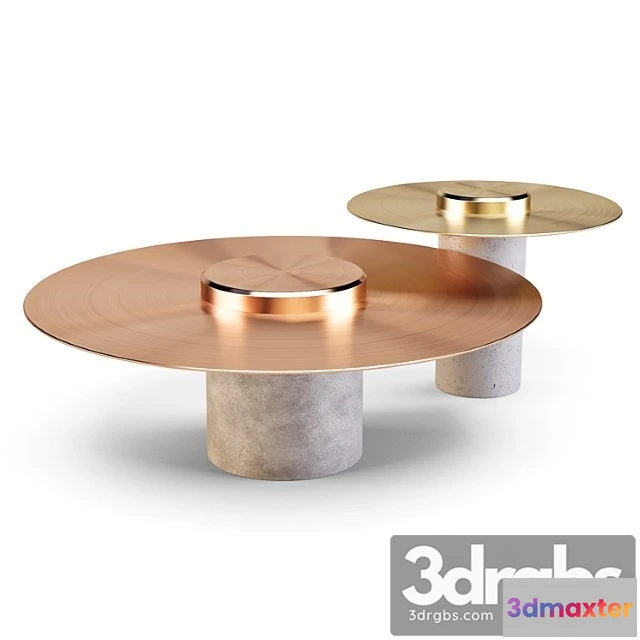 973900 - Roche Bobois Canotier Coffe And Side Tables