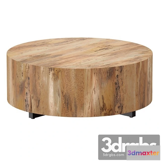 973938 - Round Coffee Table Dillon Spalted Primavera Round Wood Zoffee Table Tsrate Andes Barrel