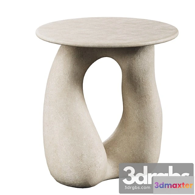 973988 - Sandstone gabrielle side table handsculped by hermine bourdin 2