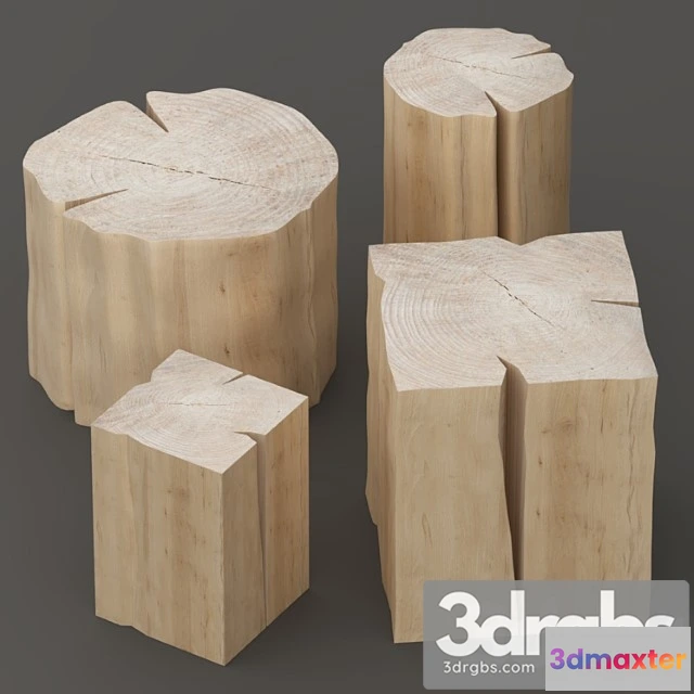 974034 - Set of tables from stumps. 2