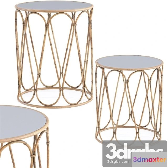 974066 - Side table bamboo loop (2set) 2