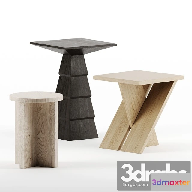 974102 - Side tables set by atelier de troupe 2
