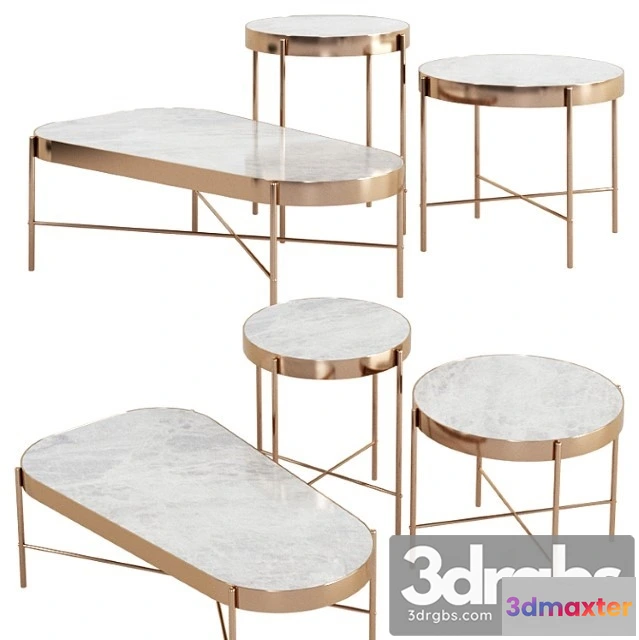 974168 - Sol Marble Coffee Table