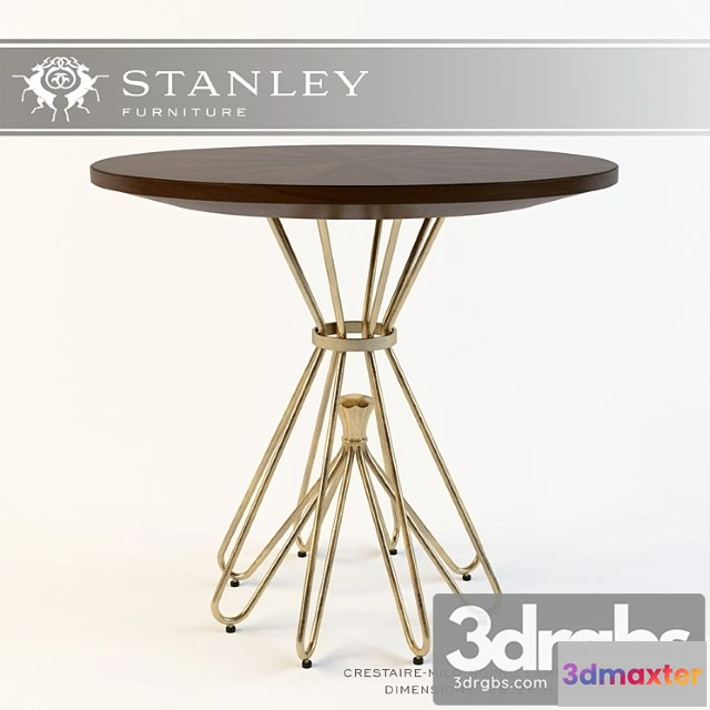974192 - Stanley Crestaire-milo round lamp table 2