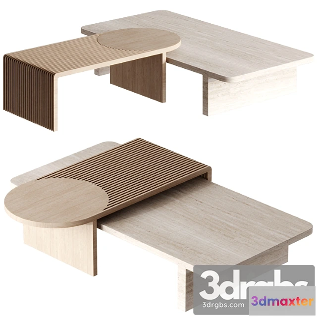 974200 - Stick And Stone Center Table By Dooq
