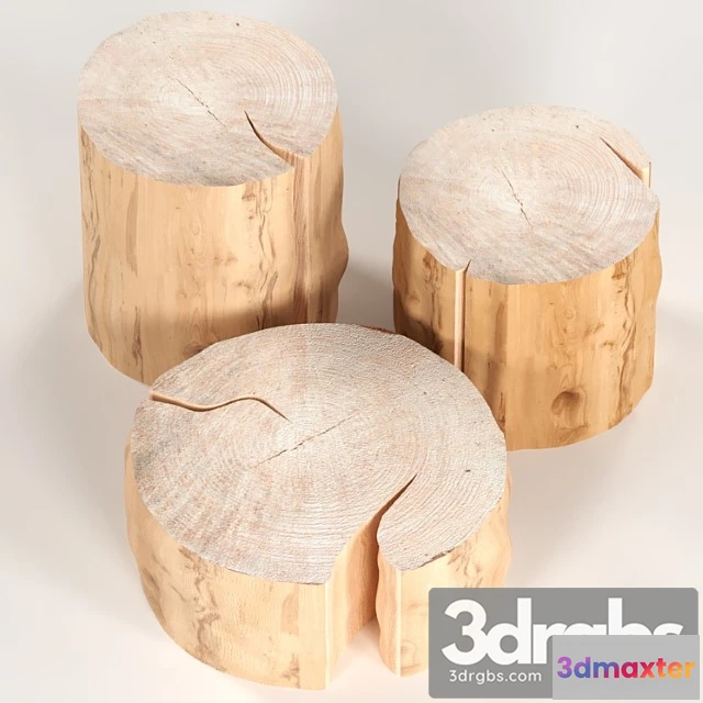 974286 - Table 3 coffee table stump.