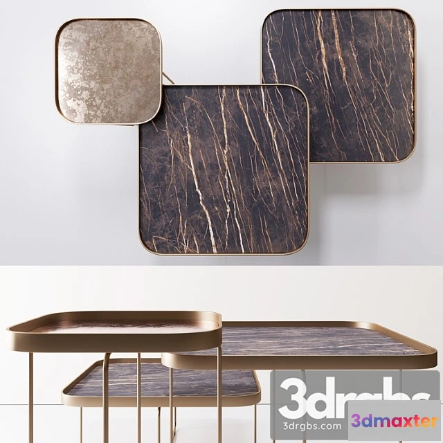 974304 - Table by Cattelan Italia Model Benny Keramik