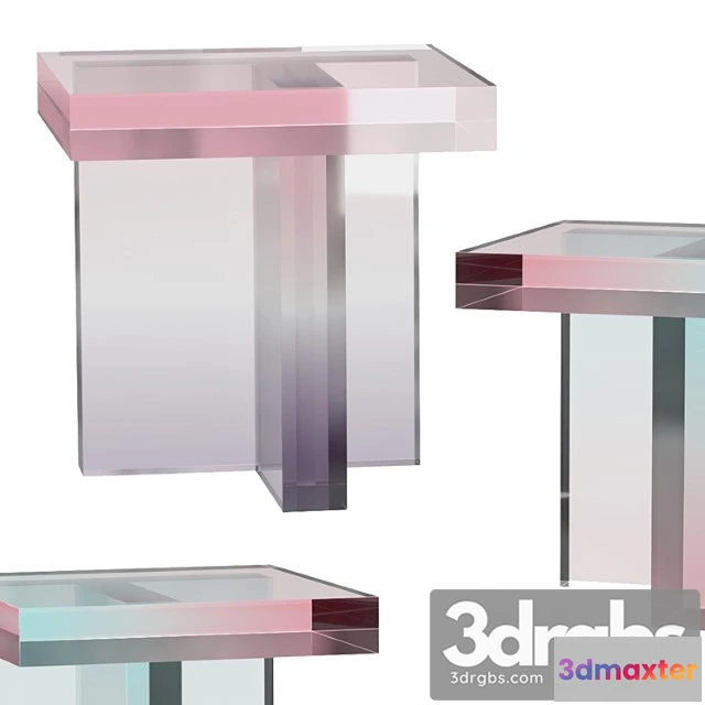 974404 - Tables Made With Dyed Acrylic Resin