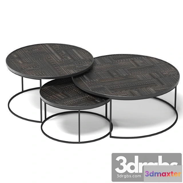 974426 - Tabwa Coffee Table Set By Ethnicraft