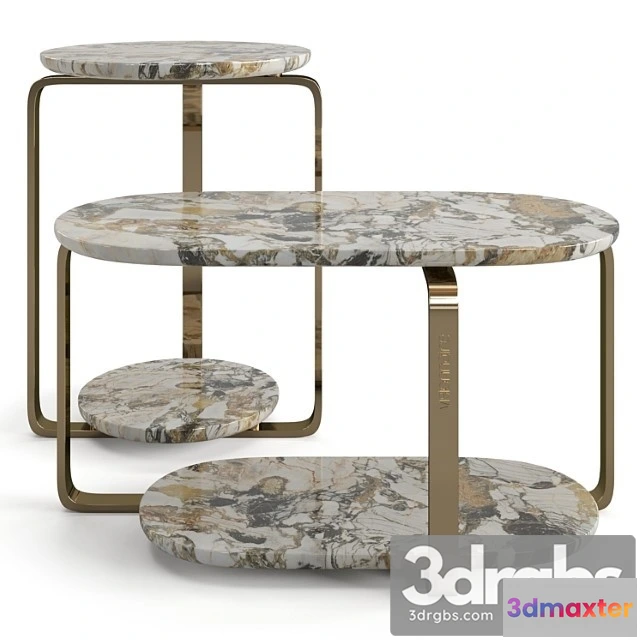 974588 - Visionnaire Button Coffee Tables Set
