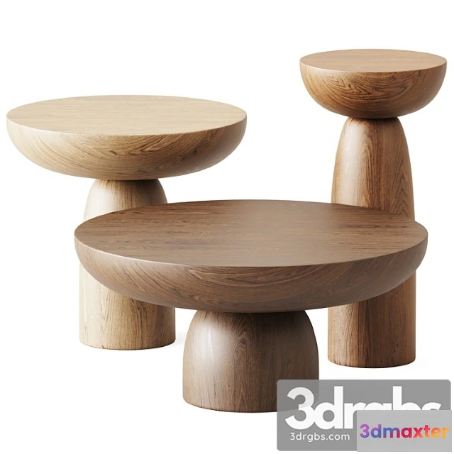 974684 - Wooden Coffee Tables Olo by Mogg