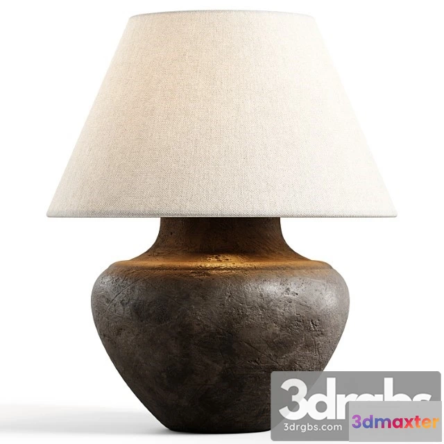 974744 - Zara Home The Black Ceramic Base Lamp 1